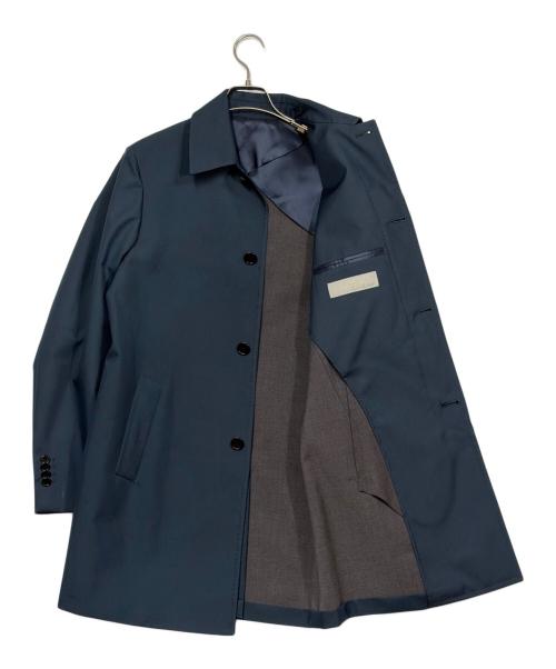 ENTRE AMIS（アントレ アミ）ENTRE AMIS (アントレ アミ) ステンカラーコート ブルー サイズ:SIZE Sの古着・服飾アイテム