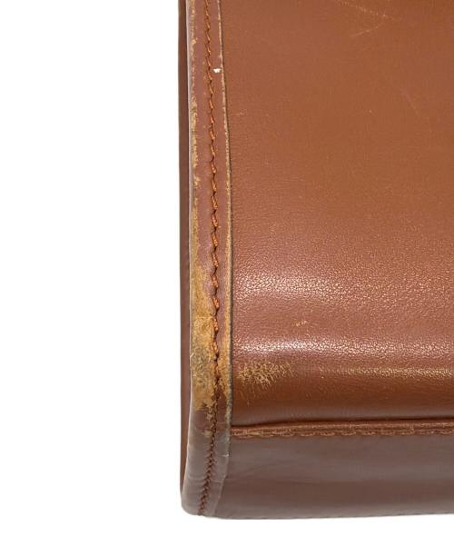 CELINE（セリーヌ）CELINE (セリーヌ) レザーハンドバッグ ブラウンの古着・服飾アイテム