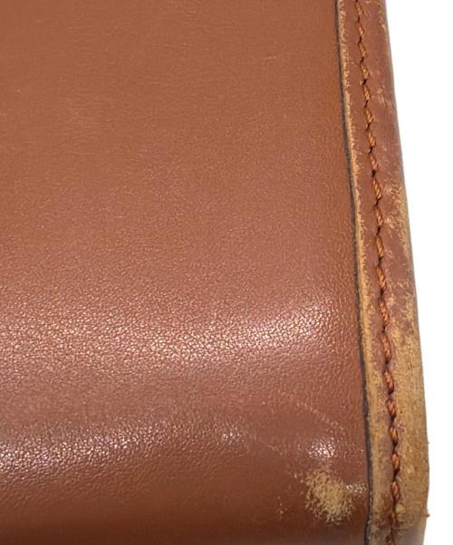 CELINE（セリーヌ）CELINE (セリーヌ) レザーハンドバッグ ブラウンの古着・服飾アイテム