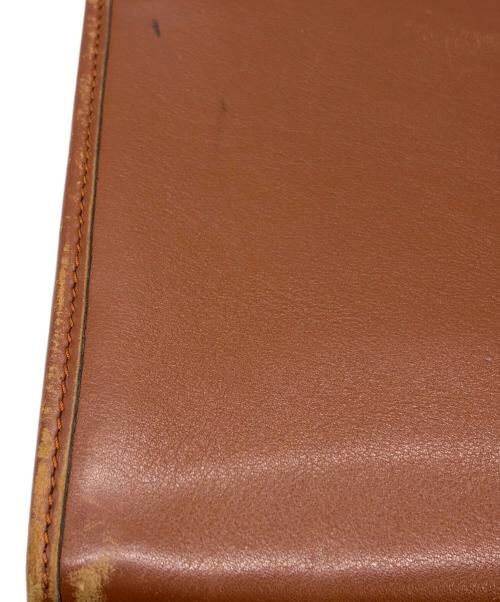 CELINE（セリーヌ）CELINE (セリーヌ) レザーハンドバッグ ブラウンの古着・服飾アイテム