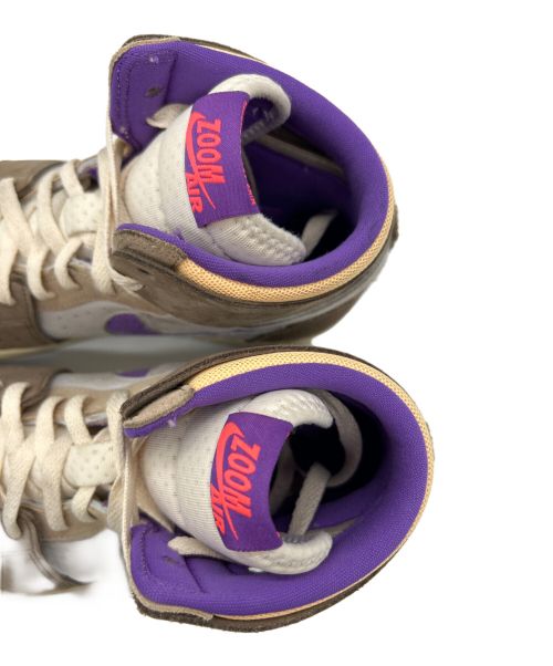 NIKE（ナイキ）NIKE (ナイキ) ハイカットスニーカー パープル×ホワイト サイズ:SIZE 27.5cmの古着・服飾アイテム