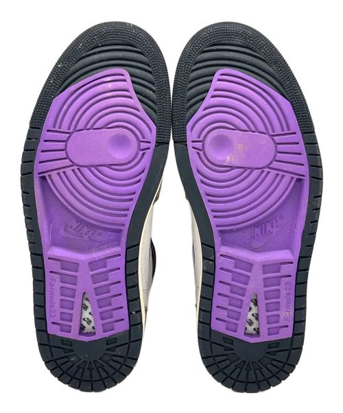 NIKE（ナイキ）NIKE (ナイキ) ハイカットスニーカー パープル×ホワイト サイズ:SIZE 27.5cmの古着・服飾アイテム