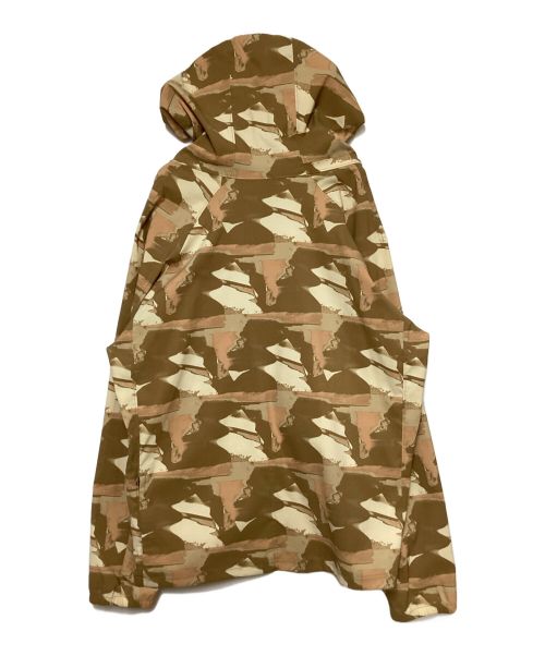 THE NORTH FACE（ザ ノース フェイス）THE NORTH FACE (ザ ノース フェイス) アーモンドバタープリント ストレッチアノラックパーカージャケット ブラウン サイズ:SIZE XLの古着・服飾アイテム