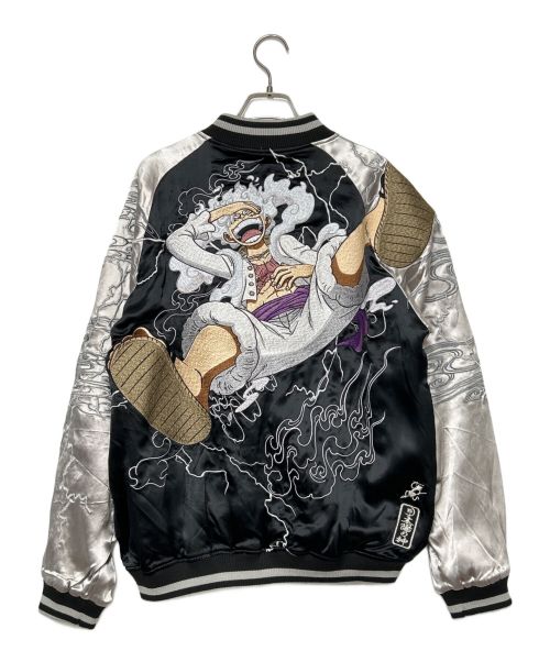 絡繰魂（カラクリタマシイ）絡繰魂 (カラクリダマシイ) ONE PIECE (ワンピース) スカジャン ブラック サイズ:SIZE L 未使用品の古着・服飾アイテム