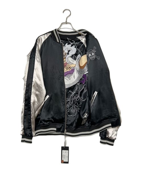 絡繰魂（カラクリタマシイ）絡繰魂 (カラクリダマシイ) ONE PIECE (ワンピース) スカジャン ブラック サイズ:SIZE L 未使用品の古着・服飾アイテム