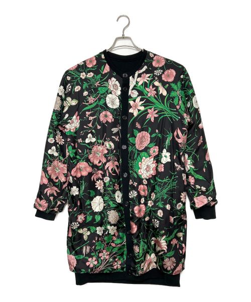 GUCCI（グッチ）GUCCI (グッチ) リバーシブルロングカーディガン ブラック サイズ:SIZE XSの古着・服飾アイテム