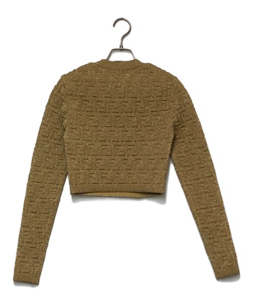 FENDI（フェンディ）FENDI (フェンディ) ニット ゴールド サイズ:38の古着・服飾アイテム