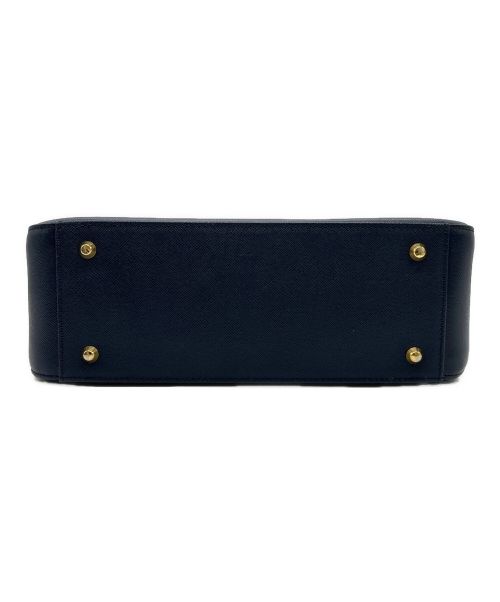 BURBERRY（バーバリー）BURBERRY (バーバリー) ハンドバッグ ネイビーの古着・服飾アイテム