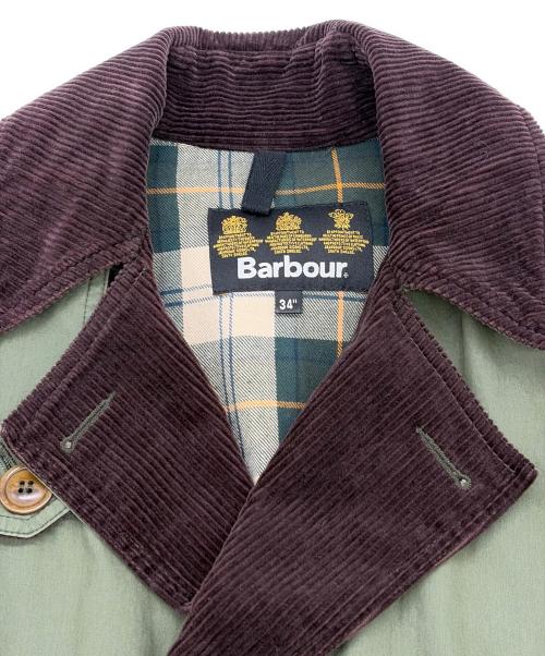Barbour（バブアー）Barbour (バブアー) トレンチコート グリーン サイズ:SIZE 34（S)の古着・服飾アイテム
