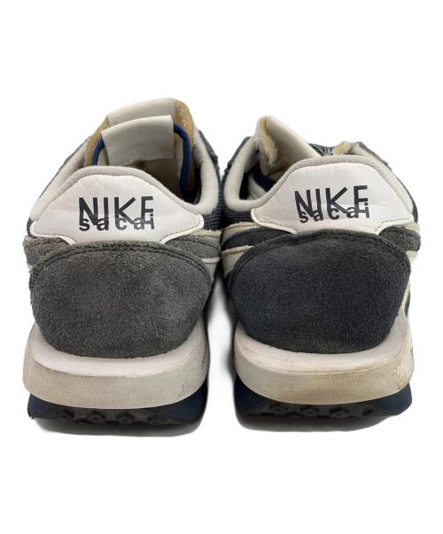 NIKE（ナイキ）NIKE (ナイキ) sacai (サカイ) FRAGMENT DESIGN (フラグメントデザイン) ローカットスニーカー/LD WAFFLE/SF/エルディー ワッフル エスエフ ネイビー×ホワイト サイズ:SIZE 24.5cmの古着・服飾アイテム