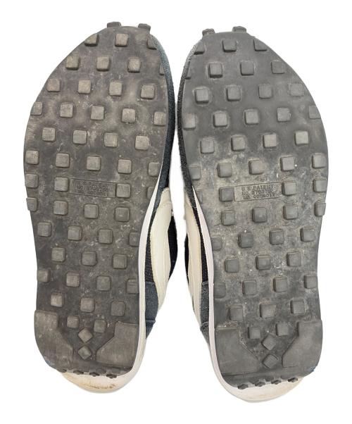 NIKE（ナイキ）NIKE (ナイキ) sacai (サカイ) FRAGMENT DESIGN (フラグメントデザイン) ローカットスニーカー/LD WAFFLE/SF/エルディー ワッフル エスエフ ネイビー×ホワイト サイズ:SIZE 24.5cmの古着・服飾アイテム