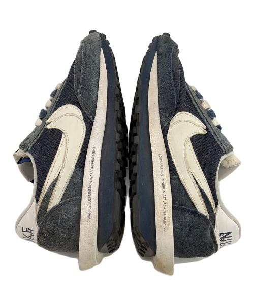 NIKE（ナイキ）NIKE (ナイキ) sacai (サカイ) FRAGMENT DESIGN (フラグメントデザイン) ローカットスニーカー/LD WAFFLE/SF/エルディー ワッフル エスエフ ネイビー×ホワイト サイズ:SIZE 24.5cmの古着・服飾アイテム