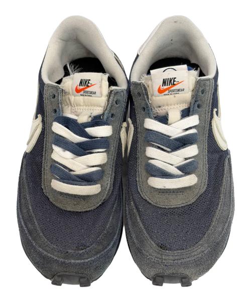 NIKE（ナイキ）NIKE (ナイキ) sacai (サカイ) FRAGMENT DESIGN (フラグメントデザイン) ローカットスニーカー/LD WAFFLE/SF/エルディー ワッフル エスエフ ネイビー×ホワイト サイズ:SIZE 24.5cmの古着・服飾アイテム