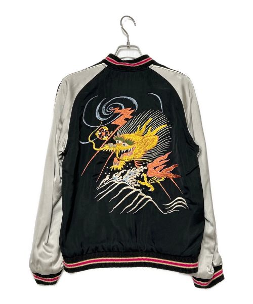 TAILOR TOYO（テーラー東洋）TAILOR TOYO (テーラー東洋) Early 1950s Style Acetate Souvenir Jacket ブラック×イエロー サイズ:SIZE Sの古着・服飾アイテム