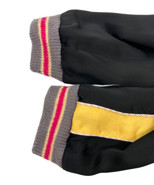 TAILOR TOYO（テーラー東洋）TAILOR TOYO (テーラー東洋) Early 1950s Style Acetate Souvenir Jacket ブラック×イエロー サイズ:SIZE Sの古着・服飾アイテム