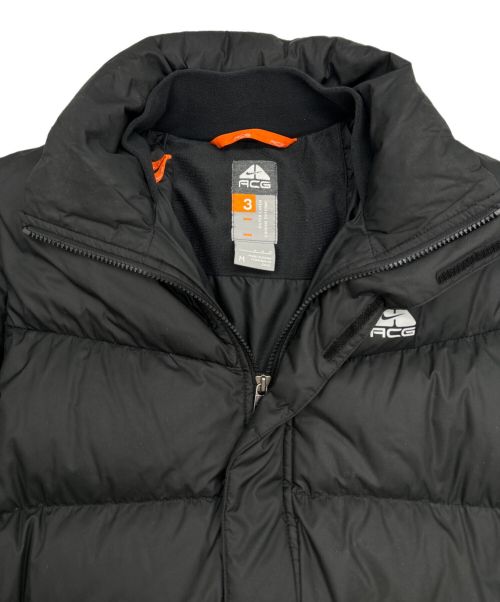 NIKE ACG（ナイキエーシージー）NIKE ACG (ナイキエージーシー) 3レイヤーダウンジャケット ブラック サイズ:SIZE Mの古着・服飾アイテム