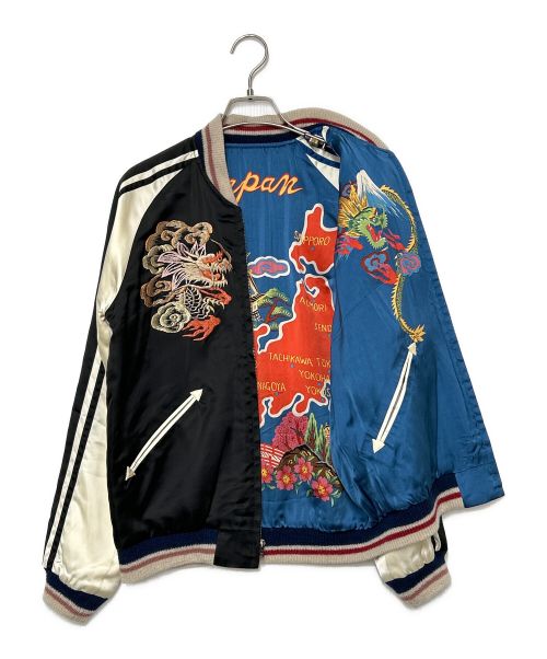 東洋エンタープライズ（トウヨウエンタープライズ）東洋エンタープライズ (トウヨウエンタープライズ) スーベニアジャケット ブラック×ブルー サイズ:SIZE Sの古着・服飾アイテム