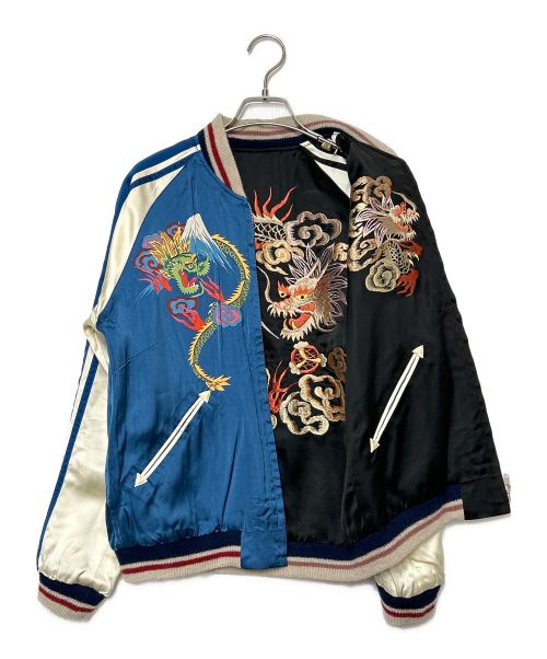 東洋エンタープライズ（トウヨウエンタープライズ）東洋エンタープライズ (トウヨウエンタープライズ) スーベニアジャケット ブラック×ブルー サイズ:SIZE Sの古着・服飾アイテム