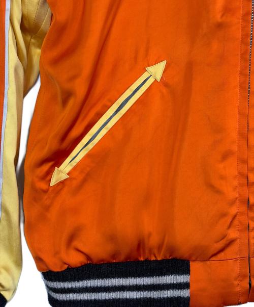 TAILOR TOYO（テーラー東洋）TAILOR TOYO (テーラー東洋) スーベニアジャケット ブラック×オレンジ サイズ:SIZE Sの古着・服飾アイテム