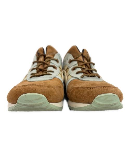 asics（アシックス）asics (アシックス) クラシックラニングシューズ ブラウン×ブルー サイズ:SIZE 25.5cmの古着・服飾アイテム