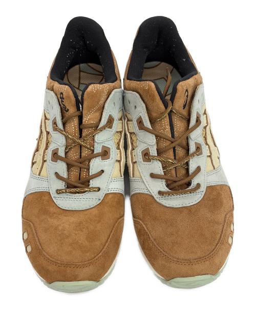 asics（アシックス）asics (アシックス) クラシックラニングシューズ ブラウン×ブルー サイズ:SIZE 25.5cmの古着・服飾アイテム