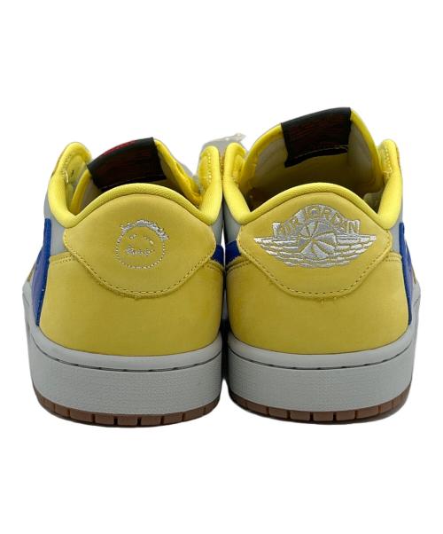 NIKE（ナイキ）NIKE (ナイキ) Travis Scott (トラヴィス スコット) スニーカー イエロー×ブルー サイズ:SIZE 30cm 未使用品の古着・服飾アイテム