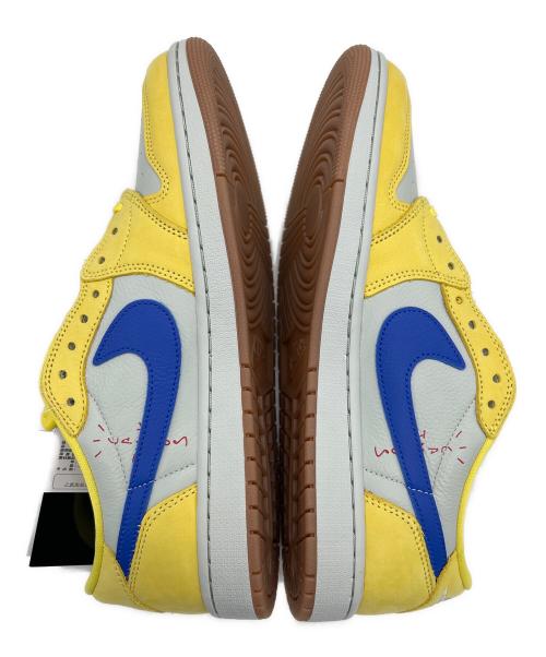NIKE（ナイキ）NIKE (ナイキ) Travis Scott (トラヴィス スコット) スニーカー イエロー×ブルー サイズ:SIZE 30cm 未使用品の古着・服飾アイテム