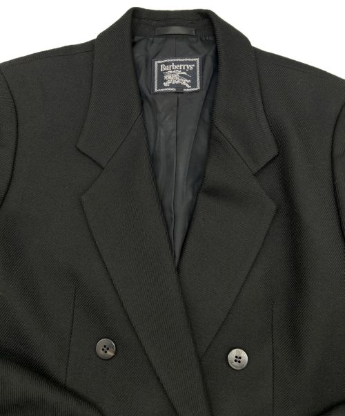 Burberry's（バーバリーズ）Burberry's (バーバリーズ) ダブルジャケット ブラック サイズ:SIZE LLの古着・服飾アイテム