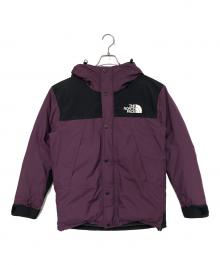 THE NORTH FACE（ザ ノース フェイス）の古着「マウンテンダウンジャケット」｜パープル×ブラック