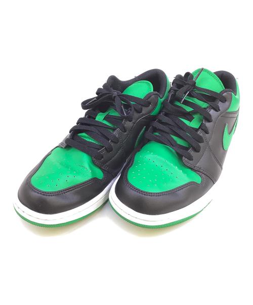 NIKE（ナイキ）NIKE (ナイキ) Air Jordan 1 Low(エアジョーダン1ロー） グリーン×ブラック サイズ:28の古着・服飾アイテム