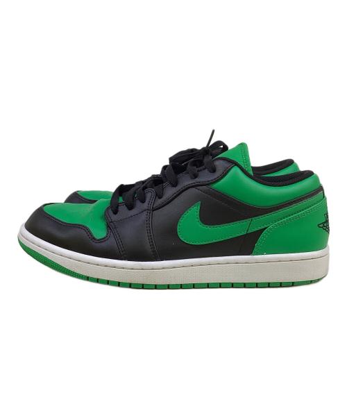 NIKE（ナイキ）NIKE (ナイキ) Air Jordan 1 Low(エアジョーダン1ロー） グリーン×ブラック サイズ:28の古着・服飾アイテム