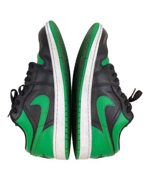 NIKE（ナイキ）NIKE (ナイキ) Air Jordan 1 Low(エアジョーダン1ロー） グリーン×ブラック サイズ:28の古着・服飾アイテム