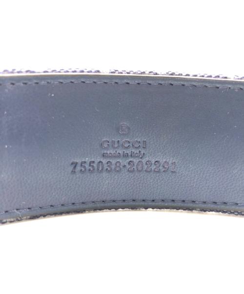 GUCCI（グッチ）GUCCI (グッチ) カチューシャ ネイビーの古着・服飾アイテム