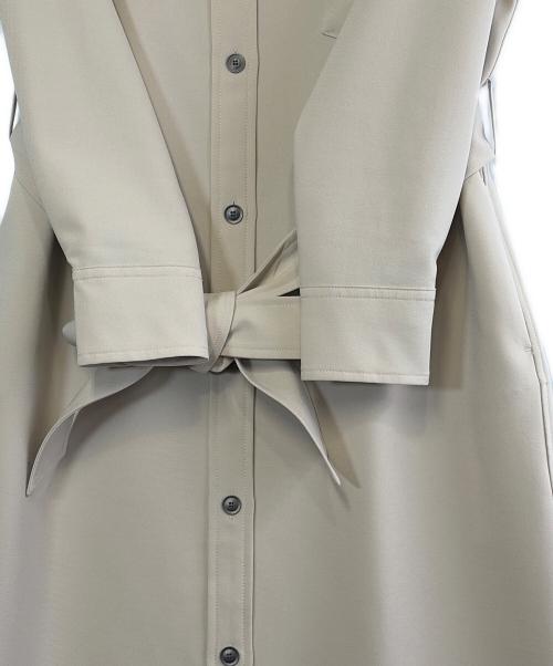 SOEJU（ソージュ）SOEJU (ソージュ) ソフトオックスシャツワンピース ベージュ サイズ:SIZE Mの古着・服飾アイテム