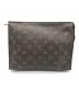 LOUIS VUITTON (ルイ ヴィトン) ポーチ ブラウン：15000円