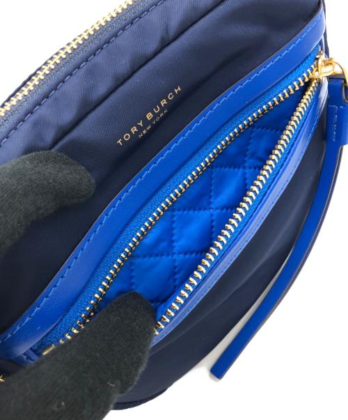 TORY BURCH（トリーバーチ）TORY BURCH (トリーバーチ) ナイロンウエストバッグ ネイビーの古着・服飾アイテム