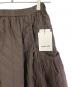 中古・古着 MCHATT (マチャット) キルティングスカート ブラウン サイズ:SIZE Free：6000円