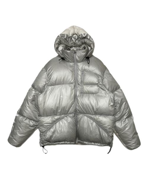 SUPREME（シュプリーム）SUPREME (シュプリーム) 21AW Featherweight Down Jacket ホワイト×グレー サイズ:SIZE Mの古着・服飾アイテム