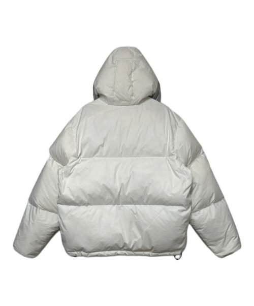 SUPREME（シュプリーム）SUPREME (シュプリーム) 21AW Featherweight Down Jacket ホワイト×グレー サイズ:SIZE Mの古着・服飾アイテム