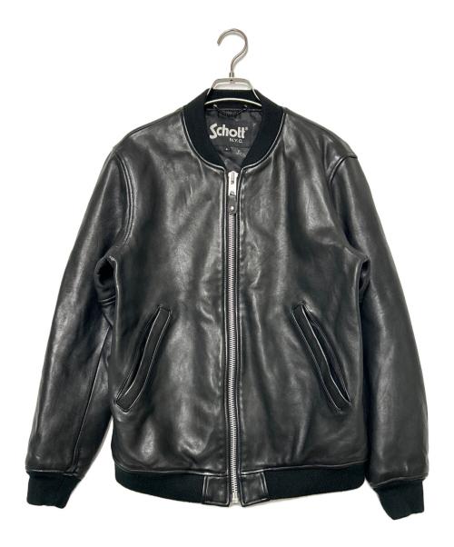 Schott（ショット）Schott (ショット) LEATHER JACKET BOWERY ブラック サイズ:SIZE Sの古着・服飾アイテム