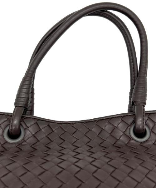BOTTEGA VENETA（ボッテガベネタ）BOTTEGA VENETA (ボッテガベネタ) ハンドバッグ ブラウンの古着・服飾アイテム