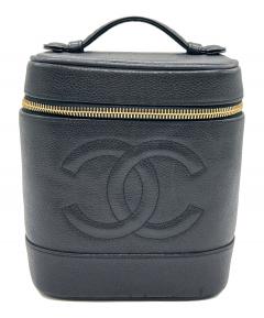 中古・古着通販】CHANEL (シャネル) バニティバッグ ブラック