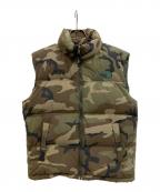 THE NORTH FACEザ ノース フェイス）の古着「ヌプシダウンベスト」｜オリーブ