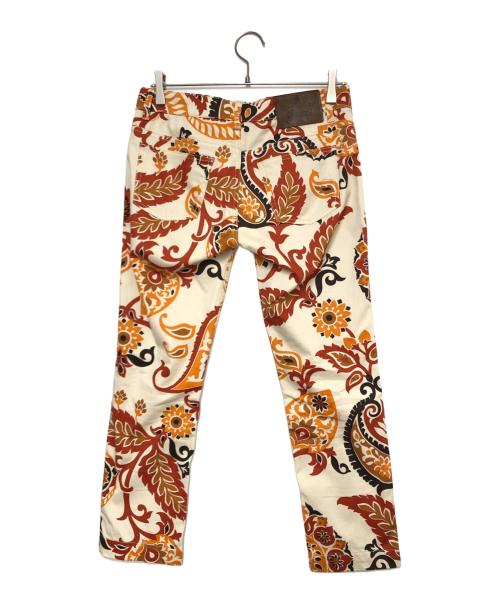 GUCCI（グッチ）GUCCI (グッチ) パンツ ベージュ×オレンジ サイズ:SIZE 42の古着・服飾アイテム