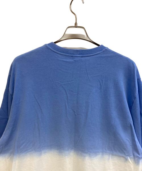 KENZO（ケンゾー）KENZO (ケンゾー) S/S Gradient Embroidered Round Neck ホワイト×ブルー サイズ:XLの古着・服飾アイテム