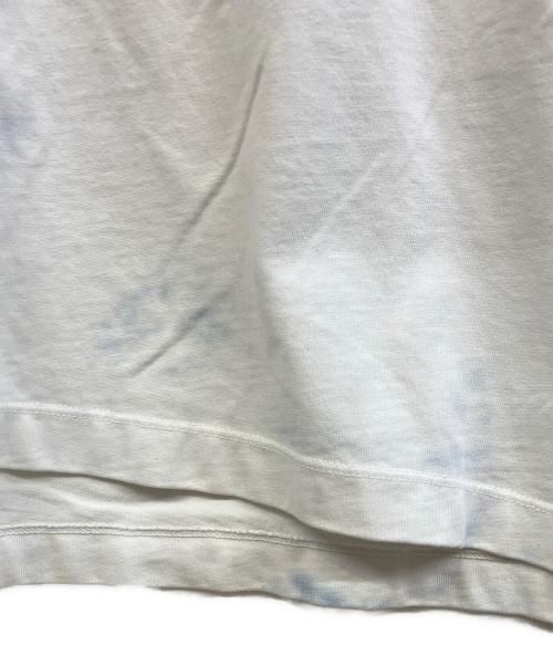 KENZO（ケンゾー）KENZO (ケンゾー) S/S Gradient Embroidered Round Neck ホワイト×ブルー サイズ:XLの古着・服飾アイテム