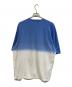 KENZO (ケンゾー) S/S Gradient Embroidered Round Neck ホワイト×ブルー サイズ:XL：7000円