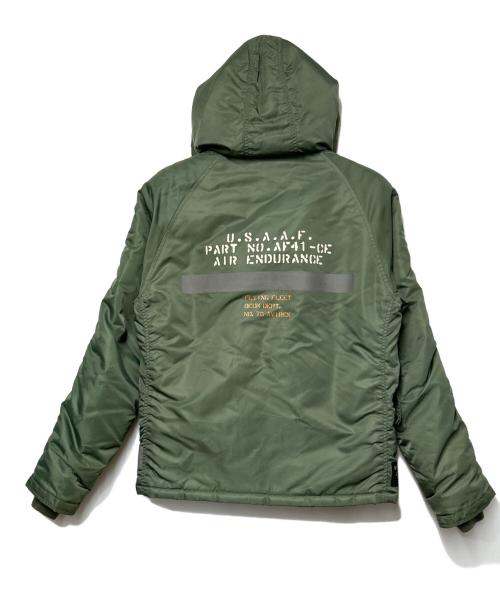 AVIREX（アヴィレックス）AVIREX (アヴィレックス) ジップジャケット オリーブ サイズ:Mの古着・服飾アイテム