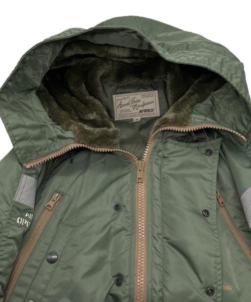 AVIREX（アヴィレックス）AVIREX (アヴィレックス) ジップジャケット オリーブ サイズ:Mの古着・服飾アイテム