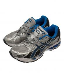 asics（アシックス）の古着「スニーカー」｜シルバー×ブルー